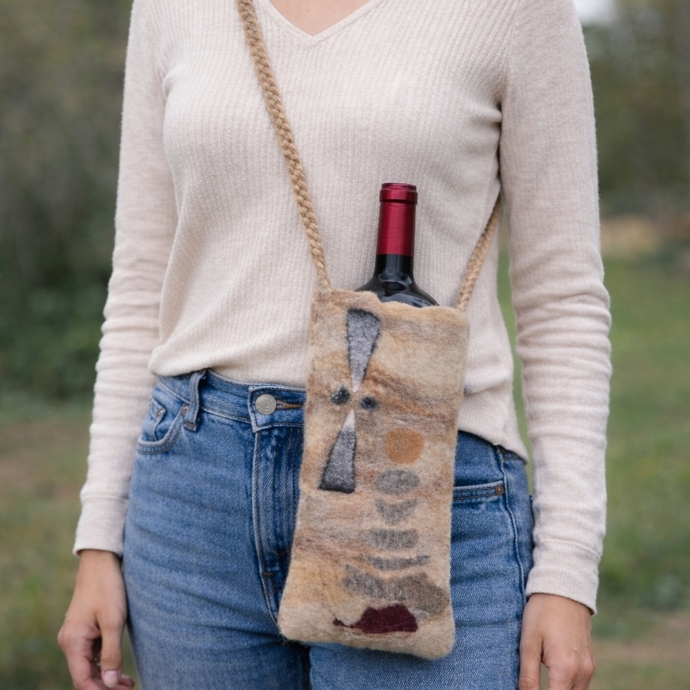 Abstract Wool Wall Hanging